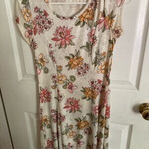 Floral Print Women's Dress